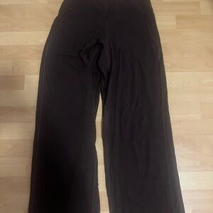 Brown Wide-Leg lululemon align pants